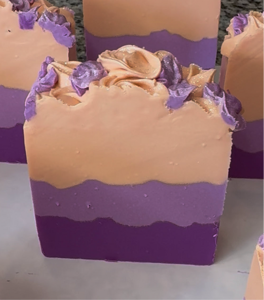 Lavender and Spring Apricot (ships 8/8/25)